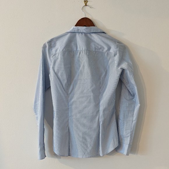 H&M Blue Striped Button Down - Picture 3 of 5